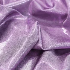 Hologram Lycra Stof Mystic Lila