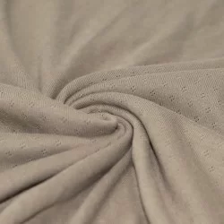 Tessuto A Maglia Pointoille (Mini) Beige Scuro Tessuto A Maglia Pointoille (Mini) Beige Scuro
