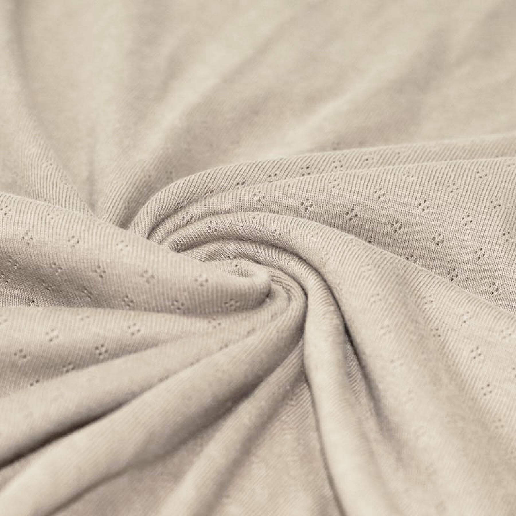 Pointelle Jersey Stof (Mini) Licht Beige