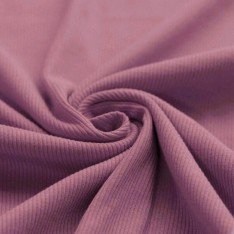 Rib Knit Jersey Fabric Old Lilac