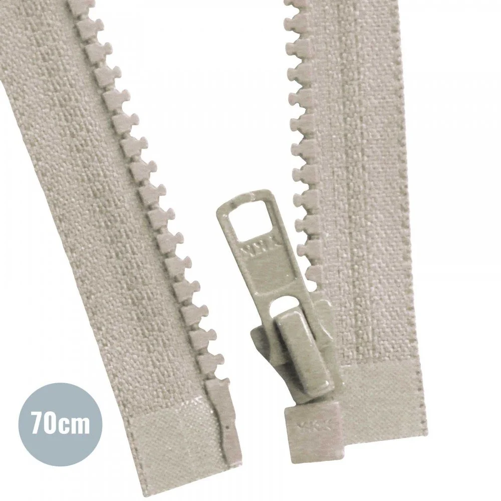 VISLON Divisible Zipper YKK Beige (572) 70CM
