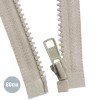 VISLON Teilbare Reißverschluss YKK Beige (572) 80CM