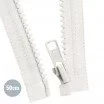 VISLON Teilbare Reißverschluss YKK Ecru 50CM - (Reißverschluss YKK)