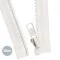 VISLON Deelbare Bloktand Rits YKK Ecru 50CM - (Ritsen Ykk)