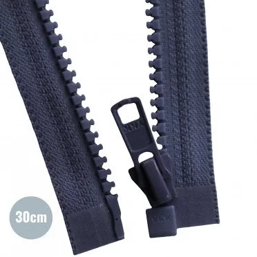 VISLON Teilbare Reißverschluss YKK Marine 30CM - (Reißverschluss YKK)