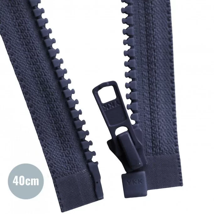 VISLON Cerniera Lampo Divisibile YKK Marina 40CM - (Cerniera Lampo YKK)