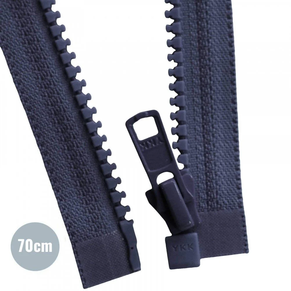 VISLON Divisible Zipper YKK Navy (058) 70CM