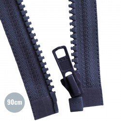 VISLON Divisible Zipper YKK Navy (058) 90CM