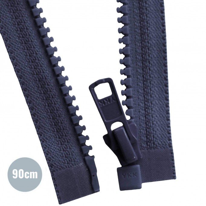VISLON Fermetures Éclair Séparable Marine 90CM - (Fermetures Éclair YKK )