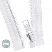 VISLON Fermetures Éclair Séparable Blanc 30CM - (Fermetures Éclair YKK )