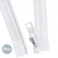 VISLON Fermetures Éclair Séparable Blanc (501) 30CM