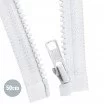 VISLON Divisible Zipper YKK White 50CM - (Zippers YKK)