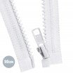 VISLON Lynlåse Delbar YKK Hvid 90CM - (Lynlåse YKK)