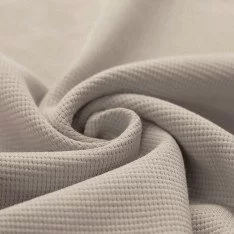 Tessuto Jersey Di Waffle Piqué Beige Chiaro Tessuto Jersey Di Waffle Piqué Beige Chiaro