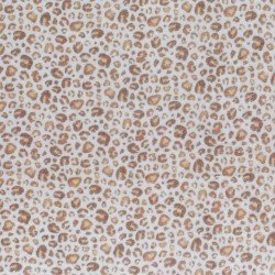 Double Gauze Fabric Digital Print - Leopard Print