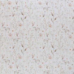 Double Gauze Fabric Digital Print - Nature Floral