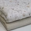 Tessuto Doppia Garza Stampa Digitale - Natura Floreale - (Tessuti Bambini)