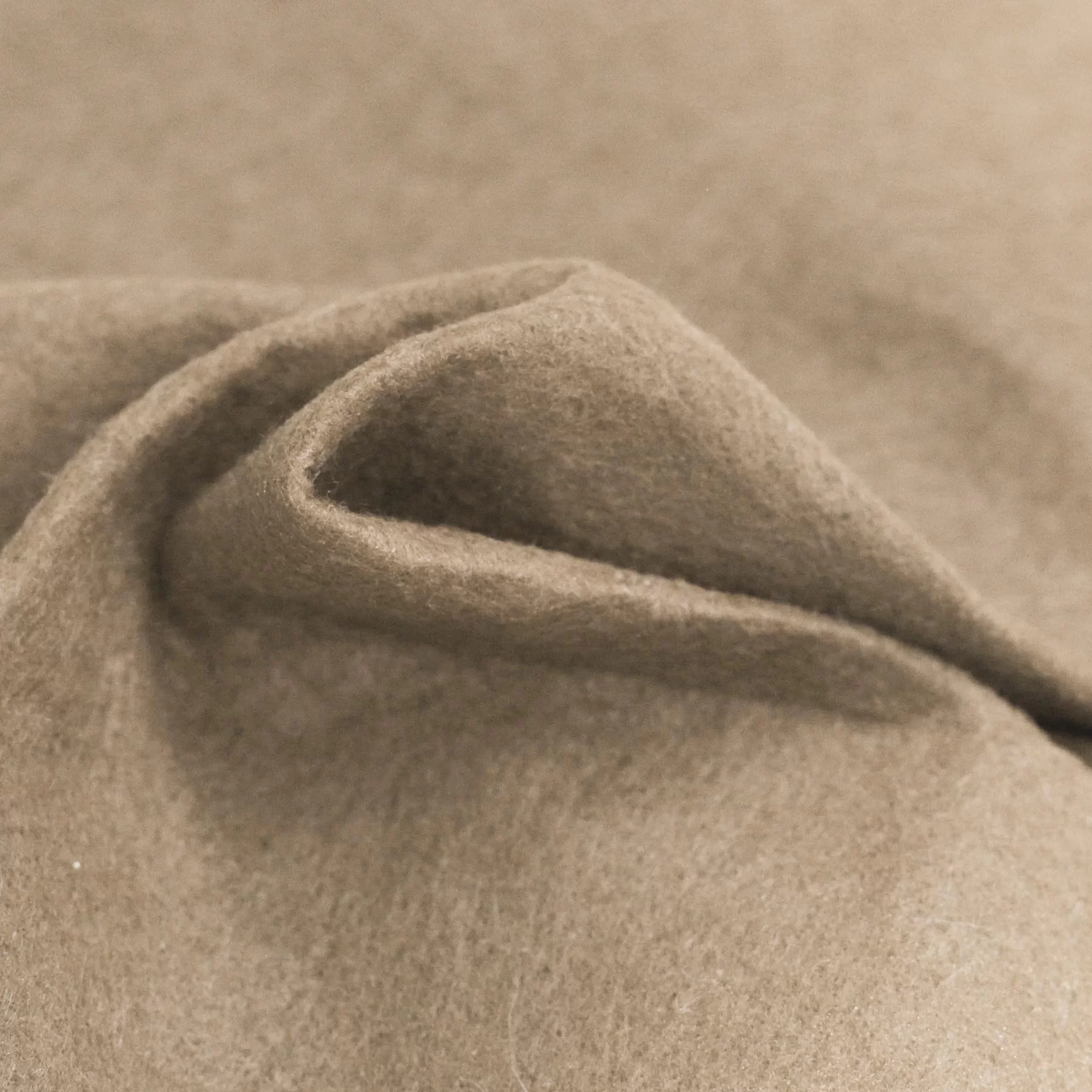 Vilt Stof 1,5mm Dik Donker Beige