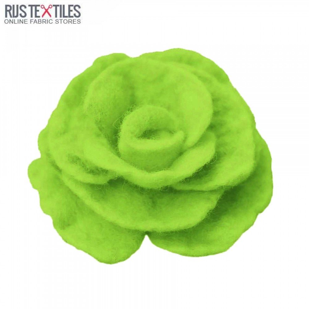 Filz Stoff 1,5mm Dick Lime Filz Stoff Lime - (Bastelfilz (Meterware))