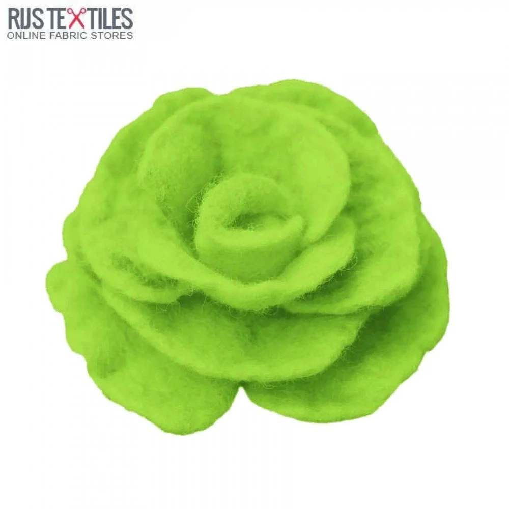 Filz Stoff 1,5mm Dick Lime Filz Stoff Lime - (Bastelfilz (Meterware))
