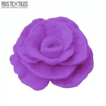 Tissu Feutre 1,5mm Épaisseur Violet  - (Feutrine 1,5 mm Pour L'artisanat )