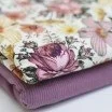 Jersey Cotton Fabric Digital Print - English Garden Lilac - (Jersey Cotton Fabric Digital Print)