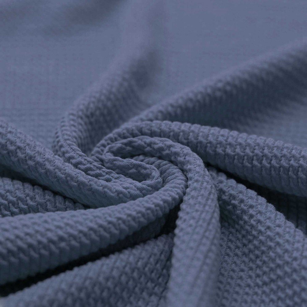 Mini Cable Jersey Fabric Dark Jeans