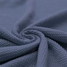 Mini Cable Jersey Fabric Dark Jeans