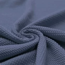 Tessuto Jersey Motivi a Treccia Mini Jeans Scuro Tessuto Jersey Motivi a Treccia Mini Jeans Scuro