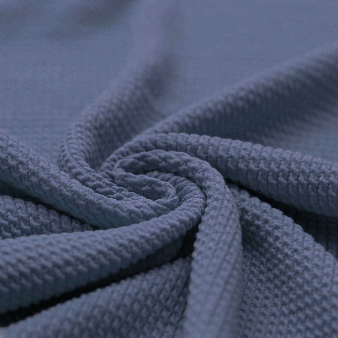 Mini Cable Jersey Fabric Dark Jeans - (Jersey Fabrics)