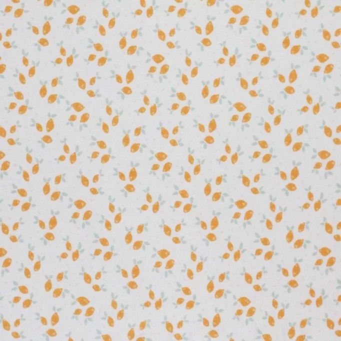 Tissu Maille Tricot Côtelé - Citrons Tissu Maille Tricot Côtelé - Citrons - (Tissus Jersey)