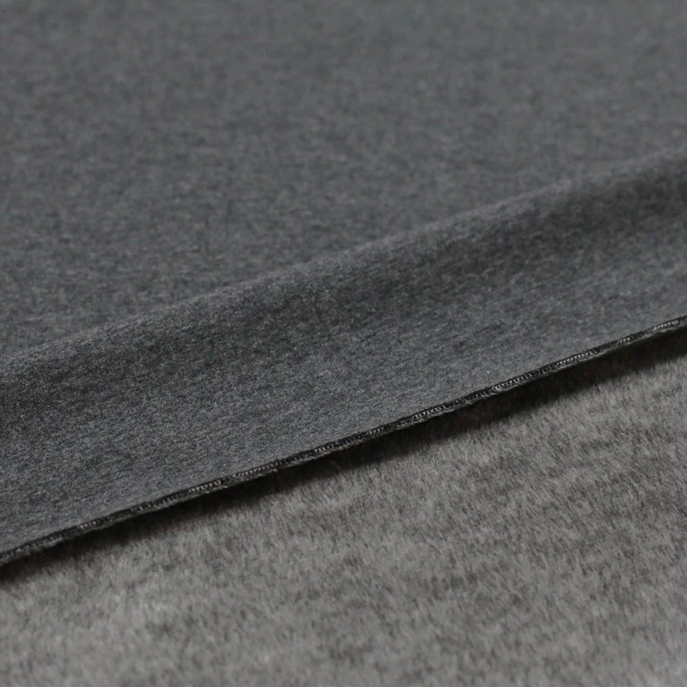 Sweatshirt Fleece Fabric Dark Grey Melee Sweatshirt Fleece Fabric Dark Grey Melee