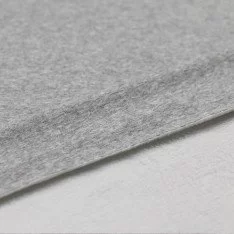 Sweatshirt Fleece Fabric Light Grey Melee