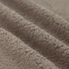 Curly Teddy Fabric Taupe