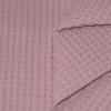 Waffle Pique Fabric Old Pink