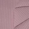 Waffle Pique Fabric Old Pink