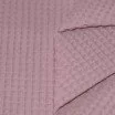 Tissu Piqué Gaufré Rose Vieux - (Tissu Piqué Gaufré)
