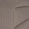 Waffle Pique Fabric Taupe