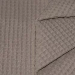 Tessuti Piquet Di Cotone Taupe Tessuti Piquet Di Cotone Taupe