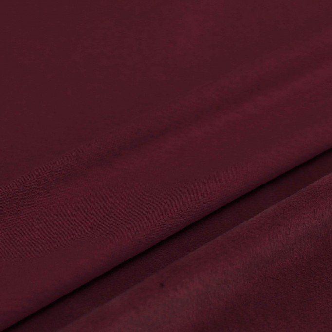 Alpenfleece Sweatshirt Stof Bordeaux - (Alpenfleece Sweatshirt Stof)