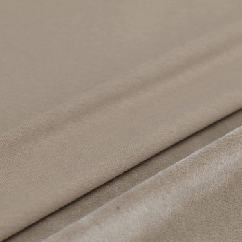 Alpenfleece Sweatshirt Stof Donker Beige