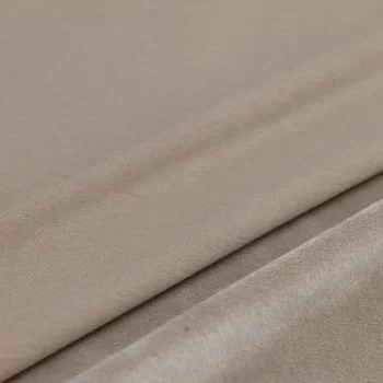 Alpenfleece Sweatshirt Stoff Dunkel Beige