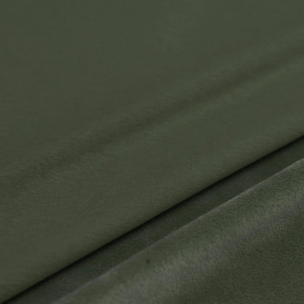 Sweatshirt Alpen Fleece Fabric Army Green Sweatshirt Alpen Fleece Fabric Army Green