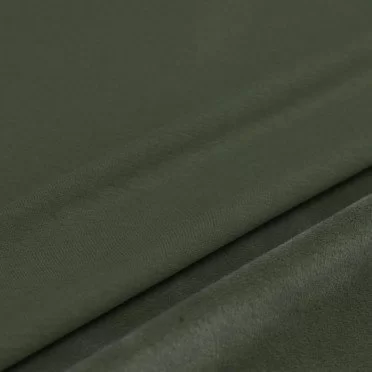 Sweatshirt Alpen Fleece Stof Militærgrøn - (Sweatshirt Fleece Stof)