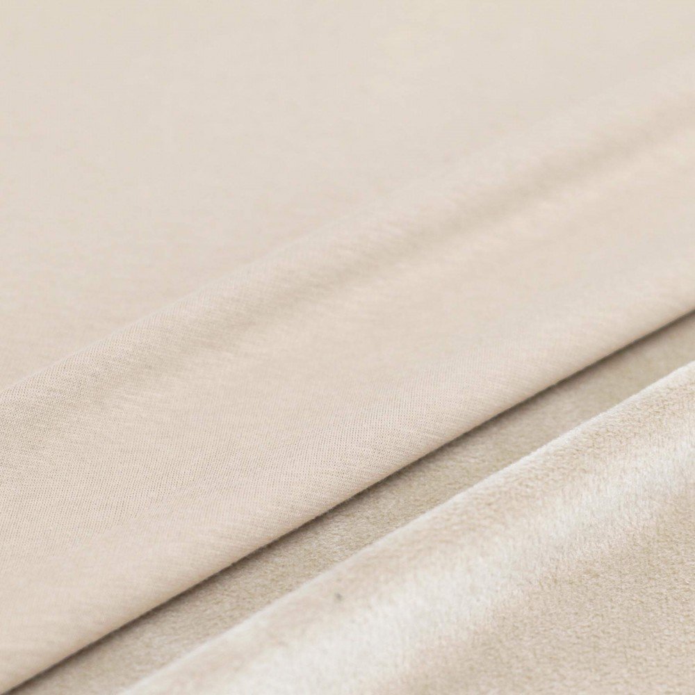 Tissu Sweatshirt Polaire Alpen Beige Clair Tissu Sweatshirt Polaire Alpen Beige Clair - (Tissus Sweatshirt Polaire)