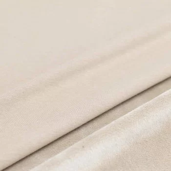 Alpenfleece Sweatshirt Stoff Hellbeige