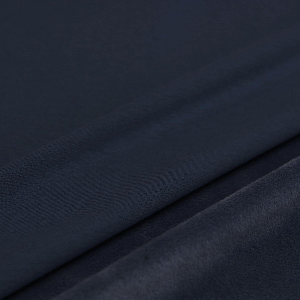Tissu Sweatshirt Polaire Marine
