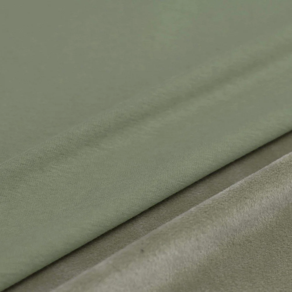 Sweatshirt Alpen Fleece Fabric Olive Sweatshirt Alpen Fleece Fabric Olive