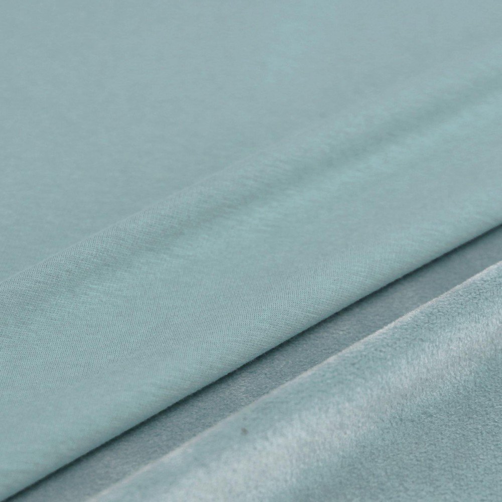 Tissu Sweatshirt Polaire Alpen Mer Verte