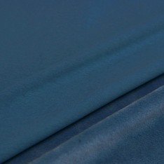 Tessuto Felpa Fleece Petrolio Blu